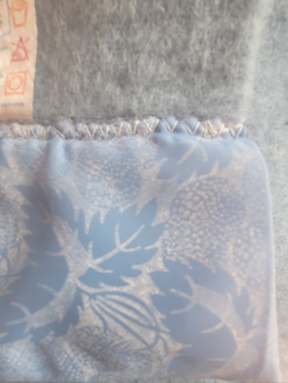 Vintage DBL Sz 100% Virgin Wool Blanket - Picture 10 of 11